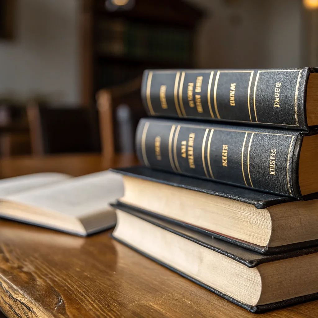 Stack of math books